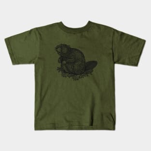 Canadian(North American) Beaver Kids T-Shirt
